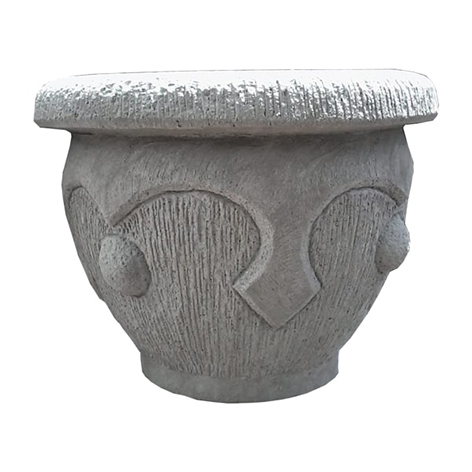 concrete pot