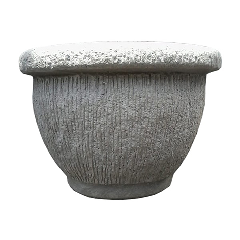 concrete pot