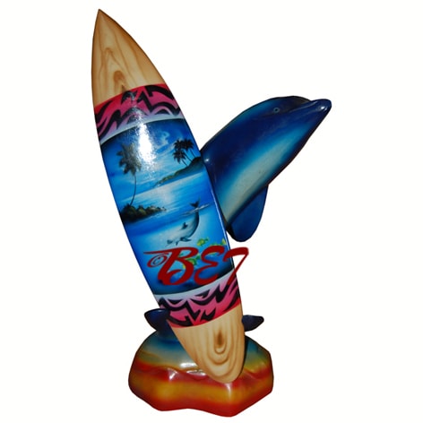 airbrush mini surfboard