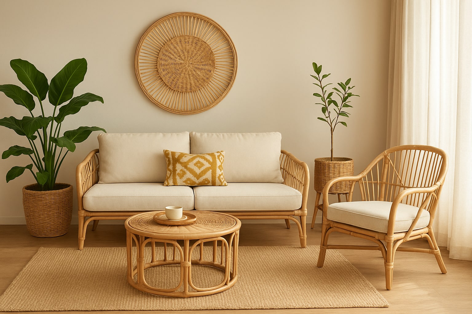 Handmade Bali rattan furniture