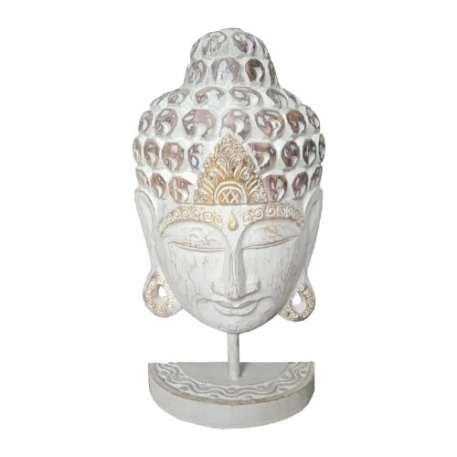 Buddha mask with stand